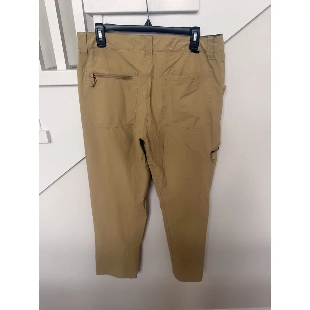 Patagonia Mens Tan Khaki Cargo Hiking Pants Size 34
